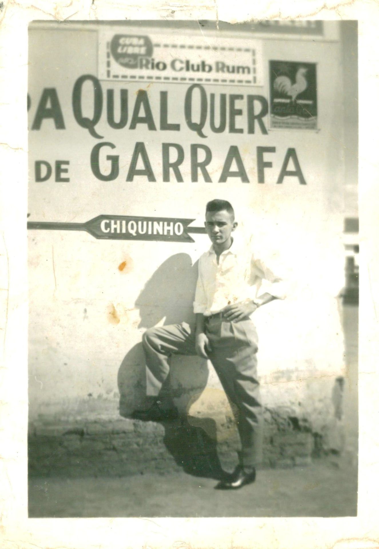 Sr. Nilton Peixoto jovem, o Chiquinho